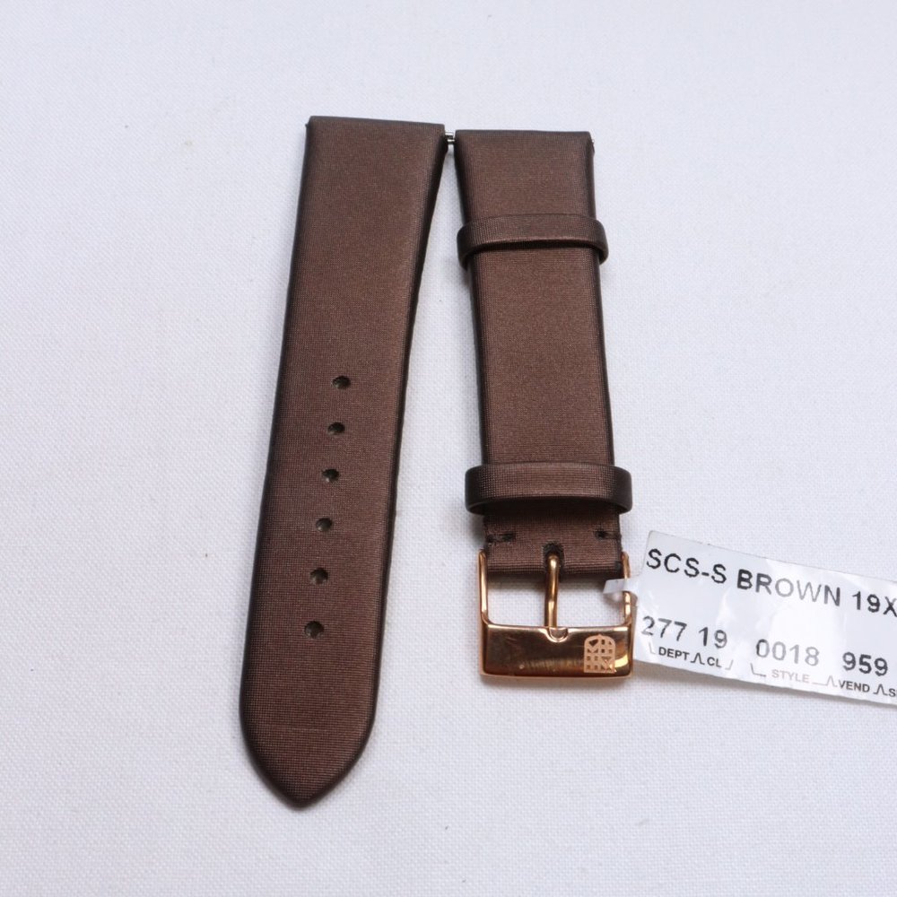 Tag Heuer Rose Gold Stainless & Brown Watch Strap SCS-S 19mm Watch Strap $80